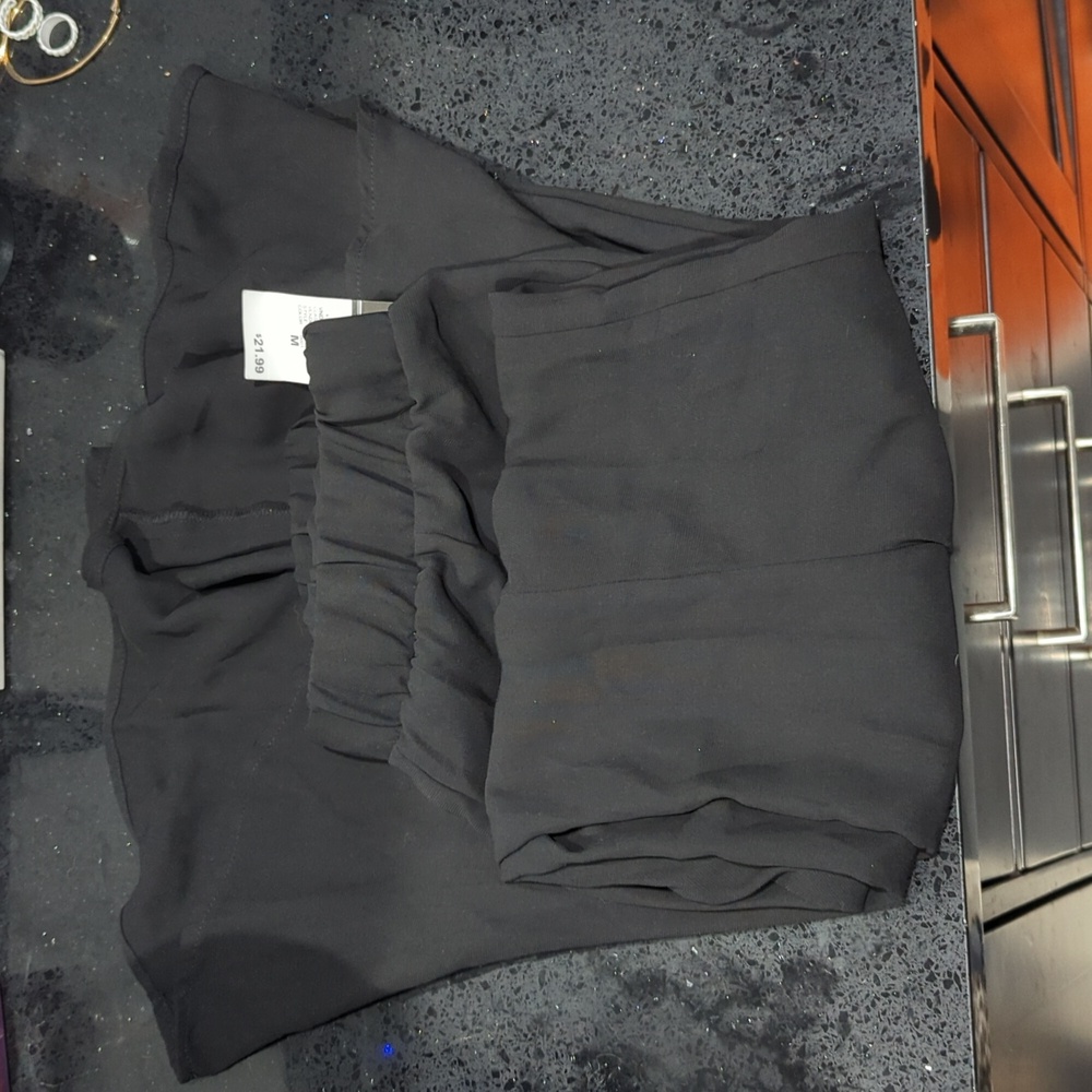 Super wide flare leg black pants